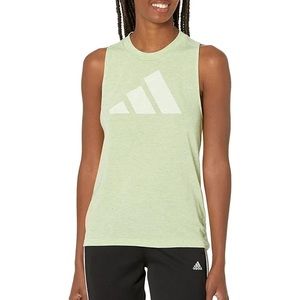 Adidas Women's Winners 3.0 Tank Top, Magic Lime Melange NWOT